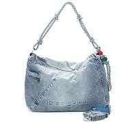 Desigual Borsa a spalla BAG HALF LOGO DENIM LEIRIA 2.0 in Blu Unica