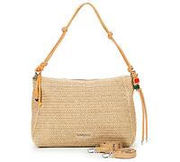 Desigual Borsa a spalla BAG HALF LOGO RAFFIA LEIRIA in Beige Unica