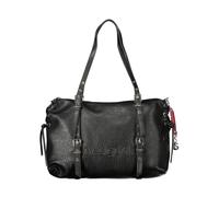Desigual - Borsa a spalla effetto martellato - - Bags - Donna - Nero - ONE SIZE