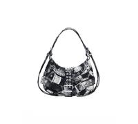 Desigual Borsa a spalla nero denim / bianco Donna - Accessori - Borse e zaini - Borse - Borse a spalla Desigual One Size