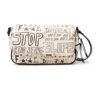 Desigual borsa a tracolla Bols Hansmade Tromso Crossbody Bag Crudo beige multicolore