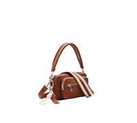 Desigual borsa a tracolla borsetta Half Logo 24 Cross Body Bag Leather West marrone