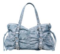 Desigual borsa a tracolla Gathered Denim Shoulder Bag L Space Blue