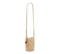 Desigual borsa a tracolla Half Logo Raffia Bag Natural beige