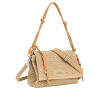 Desigual borsa a tracolla Half Logo Raffia Venecia Bag Natural beige