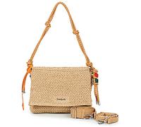 Desigual Borsa a tracolla HALF LOGO RAFFIA VENECIA in Beige Unica