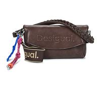 Desigual Borsa a tracolla HALF LOGO TROKEL in Marrone Unica