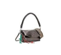 Desigual borsa a tracolla Half Logo Trokel Shoulder Bag Brushed Silver bronzo