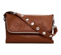 Desigual borsa a tracolla Half Logo Venecia 3.0 Crossbody Bag Leather West marrone