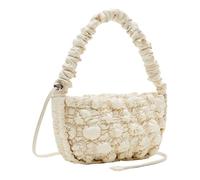 Desigual Borsa a Tracolla in Tessuto Accessori, Corpo Donna, Bianco, One Size