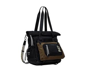 Desigual borsa a tracolla Modularis Termo Voyager Backpack Black nero