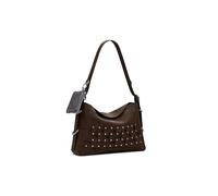 Desigual borsa a tracolla New Patch 2 Shoulder Bag Chocolate marrone scuro