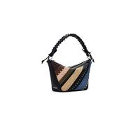 Desigual borsa a tracolla Quebec Whipstitch Munich Shoulder Bag Brown multicolore
