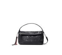 Desigual Bols_Deja VU Narbonne Fla, Borsa a Mano Donna, Nero, Taglia Unica