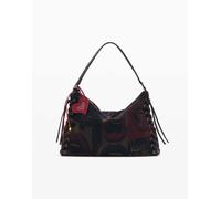 Desigual - Borsa grande nera con stampa di graffiti-Multi One Size