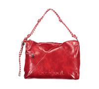 Desigual - Borsa Hobo con Logo Goffrato - - Bags - Donna - Rosso - ONE SIZE