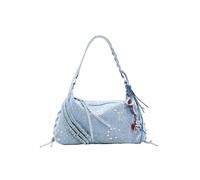 Desigual borsa media in denim blu One Size