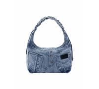 Desigual - Borsa media in denim blu One Size