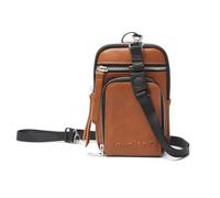 Desigual borsa per cellulare Mone Embossed Half Dafne Phone Bag Beige Oscuro marrone