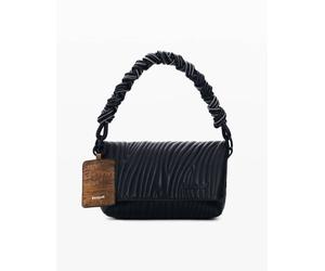 Desigual - Borsa piccola nera in rilievo-Nero One Size