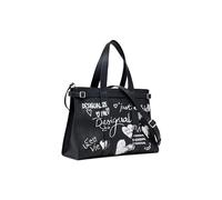 Desigual borsa shopper borsa a tracolla Hobart Seshat Shopping Bag Black nero