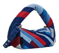 Desigual borsetta borsa a tracolla Austen Scott Shoulder Bag Denim Raw multicolore