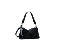 Desigual borsetta borsa a tracolla Bergamo Floral Shoulder Bag Black nero