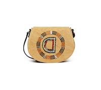 Desigual Donna Bols_Brown Sugar Rigali Borsa a tracolla Bianco (Naturale), bianco (naturale), 6.2x18x25.5 cm (B x H x T)