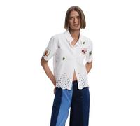 Desigual Cam_afrodita T-Shirt, Bianco, XL Donna