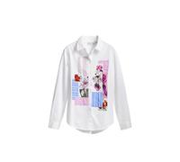 Blusa da donna Desigual Flowers Minnie Blanc L