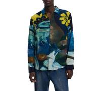 Desigual Camicia blu / colori misti Uomo Desigual L