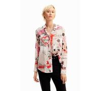 Desigual Cam_Matera Blouse, Bianco, XS Donna