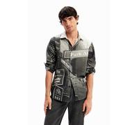 Desigual Cam_Matteo, 2007 Gris Medio, S, Nero, S