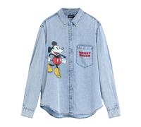 Desigual - CAM Mickey Shirt - - Blouses & Shirts - Donna - Blu - L