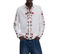 Desigual Camicia colori misti / bianco Uomo Desigual M