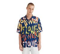 Desigual Cam_Rex, 5030 T-Shirt, Blu, XL Uomo