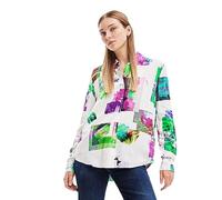 Desigual Cam_Trieste Blouse, Bianco, XL Donna