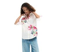 Desigual College T-Shirt, Bianco, M Donna
