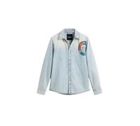 Desigual Camicia blu / blu scuro / ruggine / giallo Uomo - Abbigliamento - Camicie - Camicie di jeans Desigual M