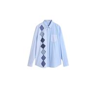 Desigual Camicia blu / navy / blu chiaro / bianco Uomo - Abbigliamento - Camicie - Camicie casual Desigual S