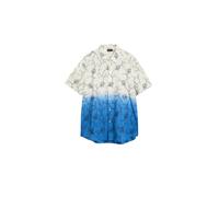 Desigual Camicia blu / nero / bianco Uomo - PROMO - Camicie da uomo - Camicie casual Desigual M