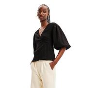Desigual Camicia da Donna Loira Blouse, Nero, XL