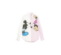 Desigual Camicia da donna 'Mickey and Minnie Mouse' colori misti / rosa / bianco Donna Desigual M