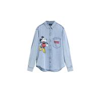 Desigual Camicia da donna 'Mickey Disney' blu denim / senape / rosso / nero Donna - Abbigliamento - Taglie comode - Camicie e tuniche - Camicie Desigual L
