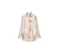 Desigual Camicia écru / colori misti Uomo Desigual M écru / colori misti