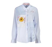 DESIGUAL CAMICIA MANICHE LUNGHE DONNA AZZURRO TAGLIA = 2XL