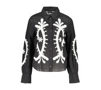 DESIGUAL CAMICIA MANICHE LUNGHE DONNA NERO