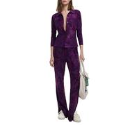 Desigual Purple Polyester Women Shirt - S