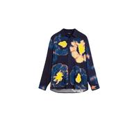 Desigual Camicia navy / blu cobalto / giallo chiaro Uomo - Abbigliamento - Camicie - Camicie casual Desigual L