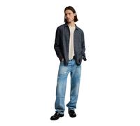 Desigual - Camicia ricamata blu L